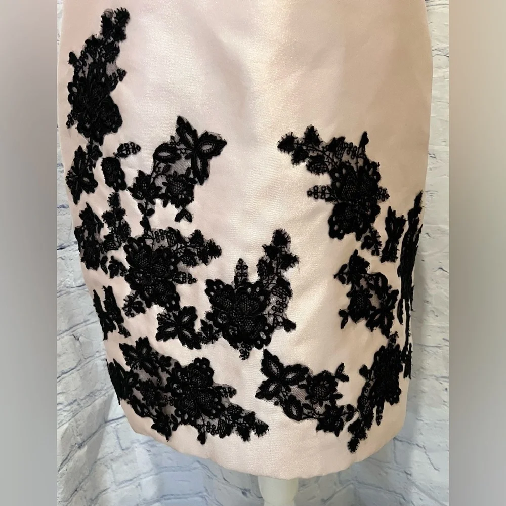 LOVE  -  Pink Strapless Empire Waist Dress w/built-in padded bra-  Size 12 - Picture 6 of 12